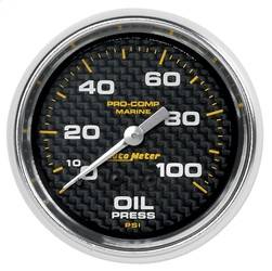 AutoMeter - AutoMeter 200777-40 Marine Mechanical Oil Pressure Gauge - Image 1