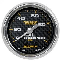 AutoMeter - AutoMeter 200790-40 Marine Mechanical Oil Pressure Gauge - Image 1