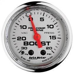 AutoMeter - AutoMeter 200774-35 Marine Mechanical Vacuum/Boost Gauge - Image 1