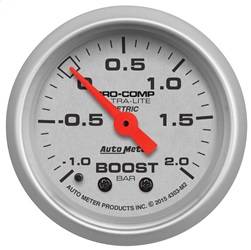 AutoMeter - AutoMeter 4303-M2 Ultra-Lite Mechanical Boost/Vacuum Gauge - Image 1