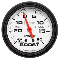 AutoMeter - AutoMeter 5801 Phantom Mechanical Boost/Vacuum Gauge - Image 1