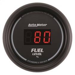 AutoMeter - AutoMeter 6310 Sport-Comp Digital Programmable Fuel Level Gauge - Image 1