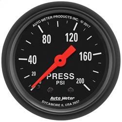 AutoMeter - AutoMeter 2657 Z-Series Mechanical Pressure Gauge - Image 1