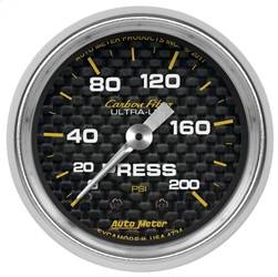 AutoMeter - AutoMeter 4734 Carbon Fiber Mechanical Pressure Gauge - Image 1