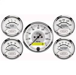 AutoMeter - AutoMeter 880087 Ford Masterpiece Gauge Set Fuel/Oil/Speedo/Volt/Water - Image 1