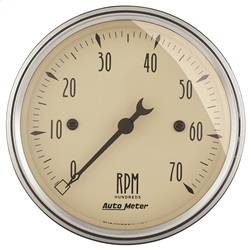 AutoMeter - AutoMeter 1898 Antique Beige Electric Tachometer - Image 1