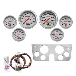 AutoMeter - AutoMeter 7045-UL Ultra-Lite 6 Gauge Set RPM/MPH/OilP/Water/Volt/Fuel - Image 1