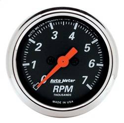 AutoMeter - AutoMeter 1477 Designer Black In-Dash Electric Tachometer - Image 1