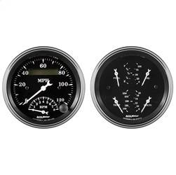 AutoMeter - AutoMeter 1720 Old Tyme Black Quad/Tach/Speedo Kit - Image 1