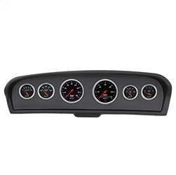 AutoMeter - AutoMeter 2144-06 Designer Black 6 Gauge Set TACH/MPH/FUEL/OILP/WTMP/VOLT - Image 1