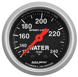 AutoMeter - AutoMeter 3333 Sport-Comp Mechanical Water Temperature Gauge - Image 1