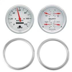 AutoMeter - AutoMeter 7039-03 Arctic White Direct Fit Gauge Kit - Image 1