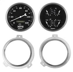 AutoMeter - AutoMeter 7038-07 Old Tyme Black Direct Fit Gauge Kit - Image 1