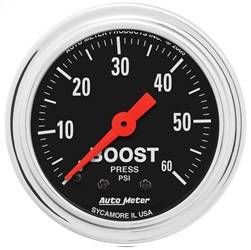 AutoMeter - AutoMeter 2405 Traditional Chrome Mechanical Boost/Vacuum Gauge - Image 1