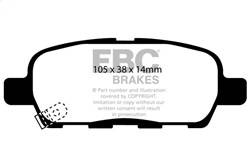 EBC Brakes - EBC Brakes DP31666C Redstuff Ceramic Low Dust Brake Pads - Image 1