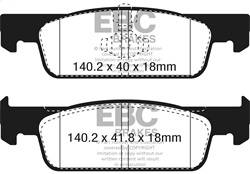 EBC Brakes - EBC Brakes DP22335 Greenstuff 2000 Series Sport Brake Pads - Image 1