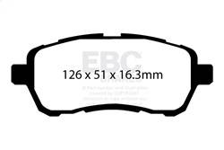 EBC Brakes - EBC Brakes UD14541 Ultimax OEM Replacement Brake Pads - Image 1