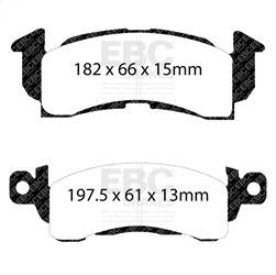 EBC Brakes - EBC Brakes UD052 Ultimax OEM Replacement Brake Pads - Image 1