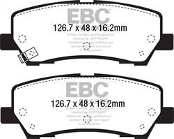 EBC Brakes - EBC Brakes DP43043R Yellowstuff Street And Track Brake Pads - Image 1