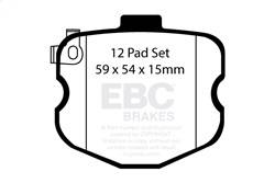 EBC Brakes - EBC Brakes DP41771/3R Yellowstuff Street And Track Brake Pads - Image 1