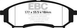 EBC Brakes - EBC Brakes DP41778R Yellowstuff Street And Track Brake Pads - Image 1