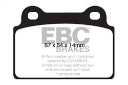 EBC Brakes - EBC Brakes DP41985R Yellowstuff Street And Track Brake Pads - Image 1