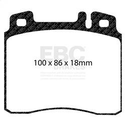 EBC Brakes - EBC Brakes DP4963R Yellowstuff Street And Track Brake Pads - Image 1