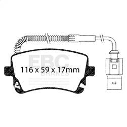 EBC Brakes - EBC Brakes UD076 Ultimax OEM Replacement Brake Pads - Image 1