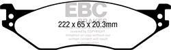 EBC Brakes - EBC Brakes DP53038NDX Bluestuff NDX Full Race Brake Pads - Image 1