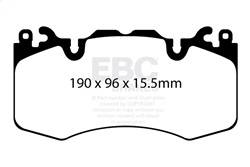 EBC Brakes - EBC Brakes ED92064 Truck/SUV Extra Duty Brake Pads - Image 1