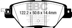 EBC Brakes - EBC Brakes DP63083 6000 Series Greenstuff Truck/SUV Brakes Disc Pads - Image 1