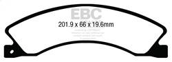 EBC Brakes - EBC Brakes DP63021 6000 Series Greenstuff Truck/SUV Brakes Disc Pads - Image 1