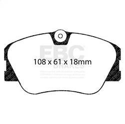 EBC Brakes - EBC Brakes DP2577 Greenstuff 2000 Series Sport Brake Pads - Image 1