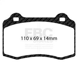 EBC Brakes - EBC Brakes DP31140C Redstuff Ceramic Low Dust Brake Pads - Image 1