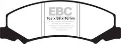 EBC Brakes - EBC Brakes DP41762R Yellowstuff Street And Track Brake Pads - Image 1