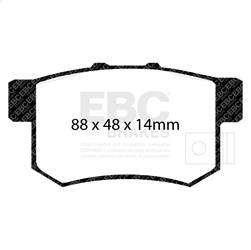 EBC Brakes - EBC Brakes DP4781/2R Yellowstuff Street And Track Brake Pads - Image 1