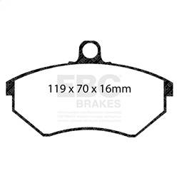 EBC Brakes - EBC Brakes DP4841R Yellowstuff Street And Track Brake Pads - Image 1