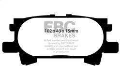 EBC Brakes - EBC Brakes DP41682R Yellowstuff Street And Track Brake Pads - Image 1