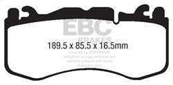 EBC Brakes - EBC Brakes DP42174R Yellowstuff Street And Track Brake Pads - Image 1