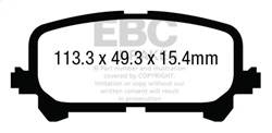 EBC Brakes - EBC Brakes DP43025R Yellowstuff Street And Track Brake Pads - Image 1