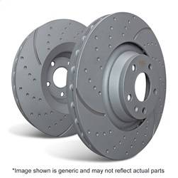 EBC Brakes - EBC Brakes GD7348 3GD Series Sport Slotted Rotor Set - Image 1