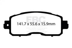 EBC Brakes - EBC Brakes DP33011C Redstuff Ceramic Low Dust Brake Pads - Image 1