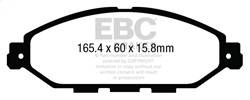 EBC Brakes - EBC Brakes DP33010C Redstuff Ceramic Low Dust Brake Pads - Image 1