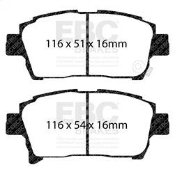 EBC Brakes - EBC Brakes DP31459C Redstuff Ceramic Low Dust Brake Pads - Image 1