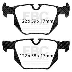 EBC Brakes - EBC Brakes DP31494C Redstuff Ceramic Low Dust Brake Pads - Image 1