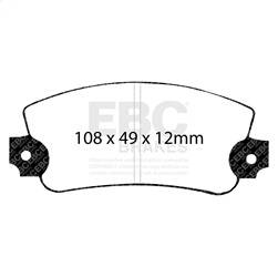 EBC Brakes - EBC Brakes DP2231 Greenstuff 2000 Series Sport Brake Pads - Image 1