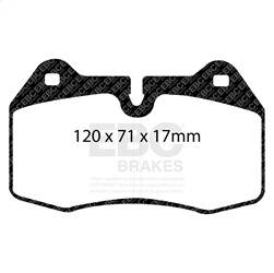 EBC Brakes - EBC Brakes DP21032 Greenstuff 2000 Series Sport Brake Pads - Image 1