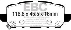 EBC Brakes - EBC Brakes DP23051 Greenstuff 2000 Series Sport Brake Pads - Image 1