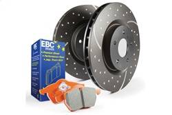 EBC Brakes - EBC Brakes S8KF1250 S8 Kits Orangestuff and GD Rotors - Image 1