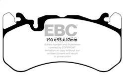 EBC Brakes - EBC Brakes DP32081C Redstuff Ceramic Low Dust Brake Pads - Image 1